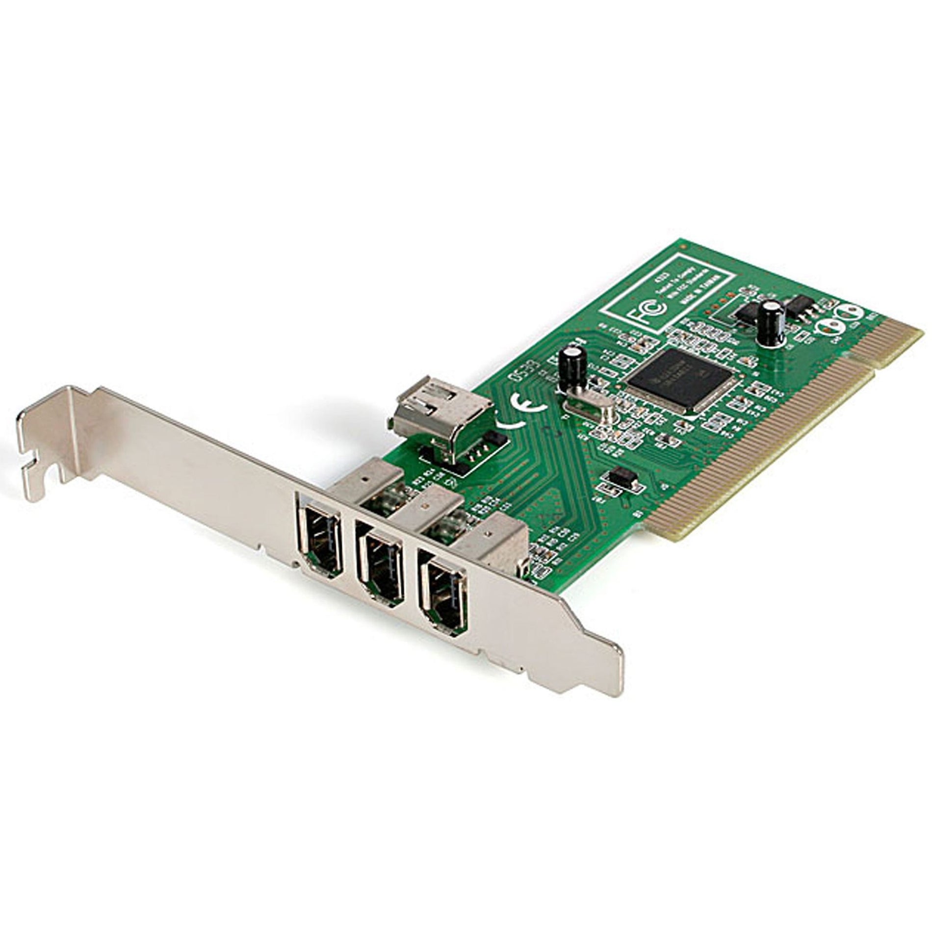 StarTech.com PCI1394MP 4 Port IEEE-1394 FireWire PCI Card, Lifetime Warranty, TAA Compliant