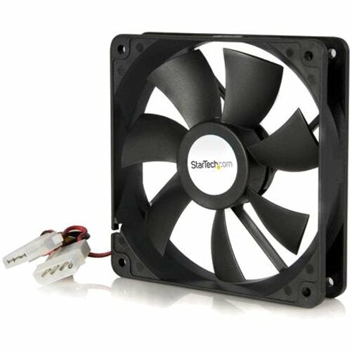 StarTech.com FANBOX12 120mm Dual Ball Bearing CPU Case Fan LP4, Reliable Cooling for Your PC Case