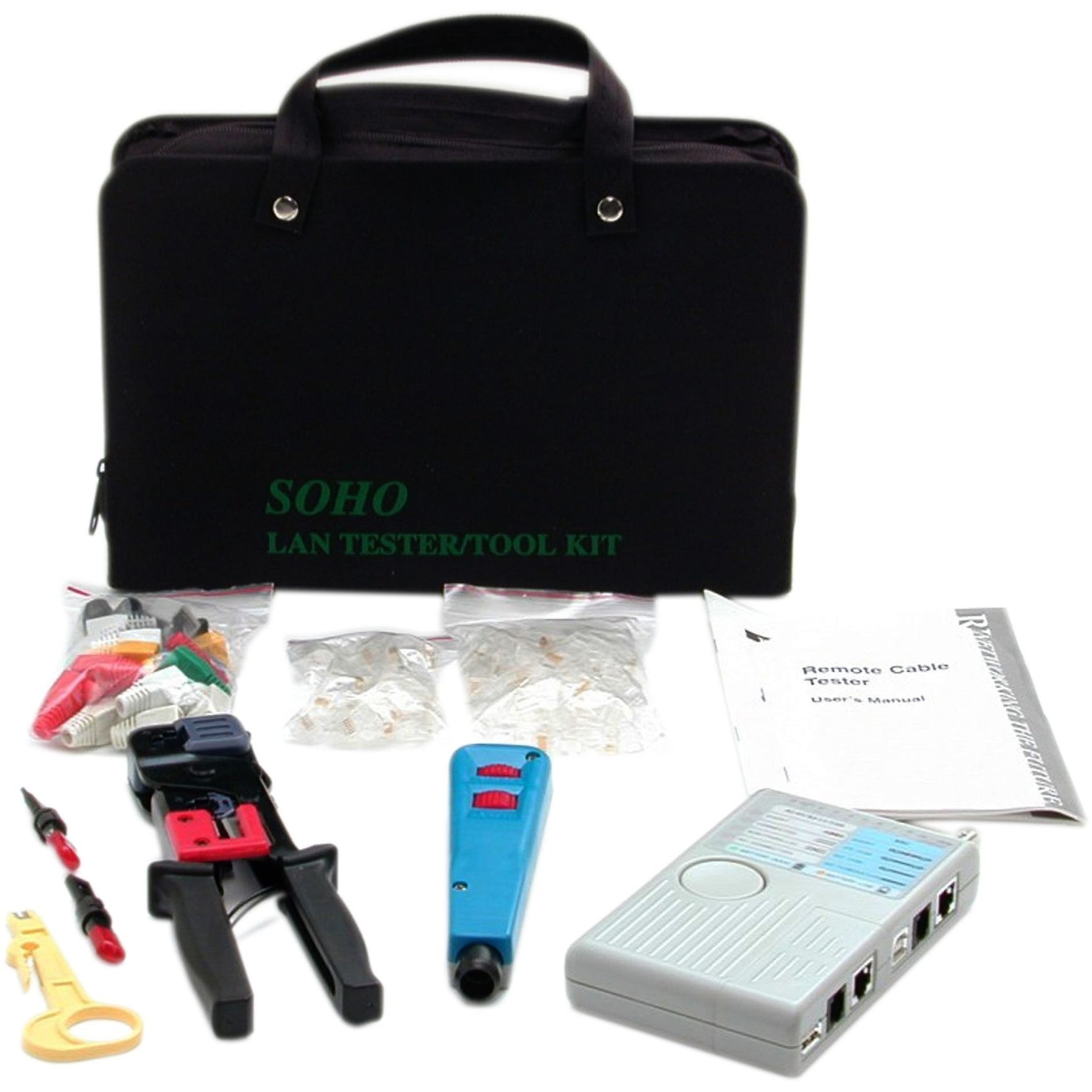 StarTech.com CTK400LAN Professional RJ45 Network Installer Tool Kit with Carrying Case, Limited Warranty 2 Year