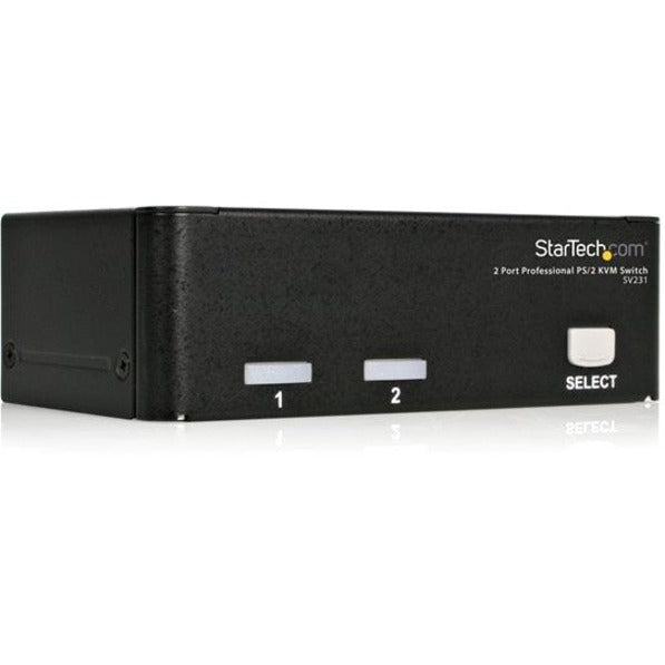 StarTech.com SV-231 2 Port StarView KVM Switch PS/2+Serial, 1920 x 1440 Maximum Video Resolution, 3 Year Limited Warranty