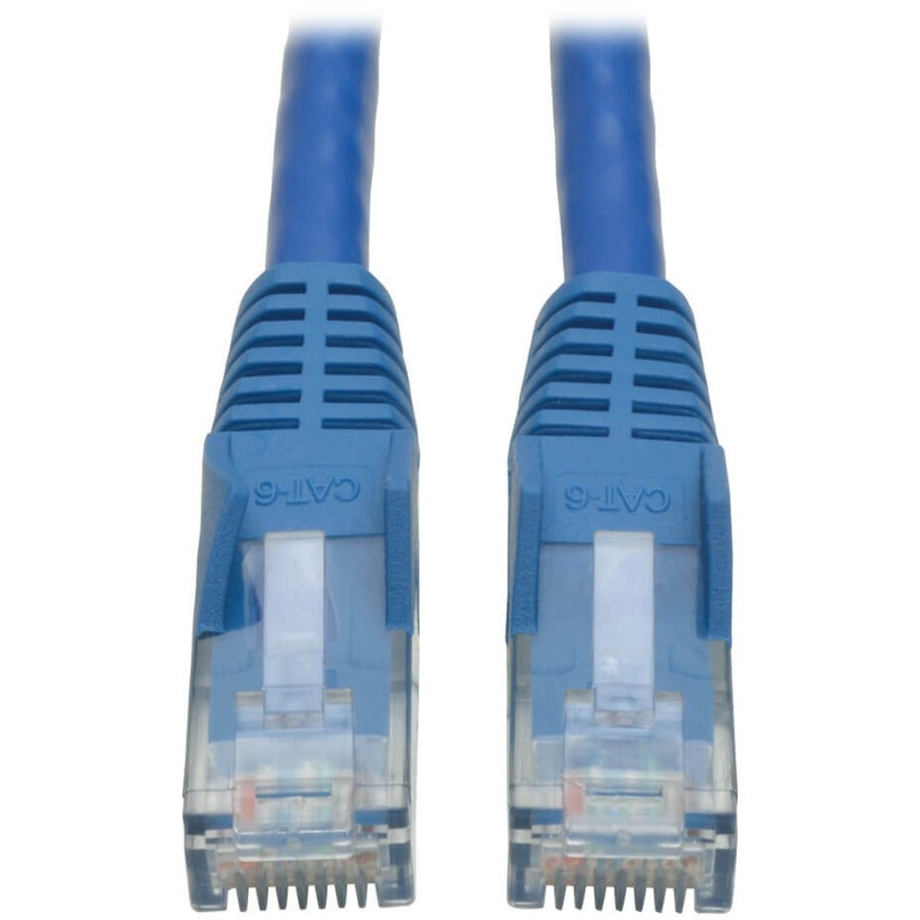 Tripp Lite N201-025-BL Cat6 Blue Gigabit Patch Cord Snagless Molded, 25ft Network Cable