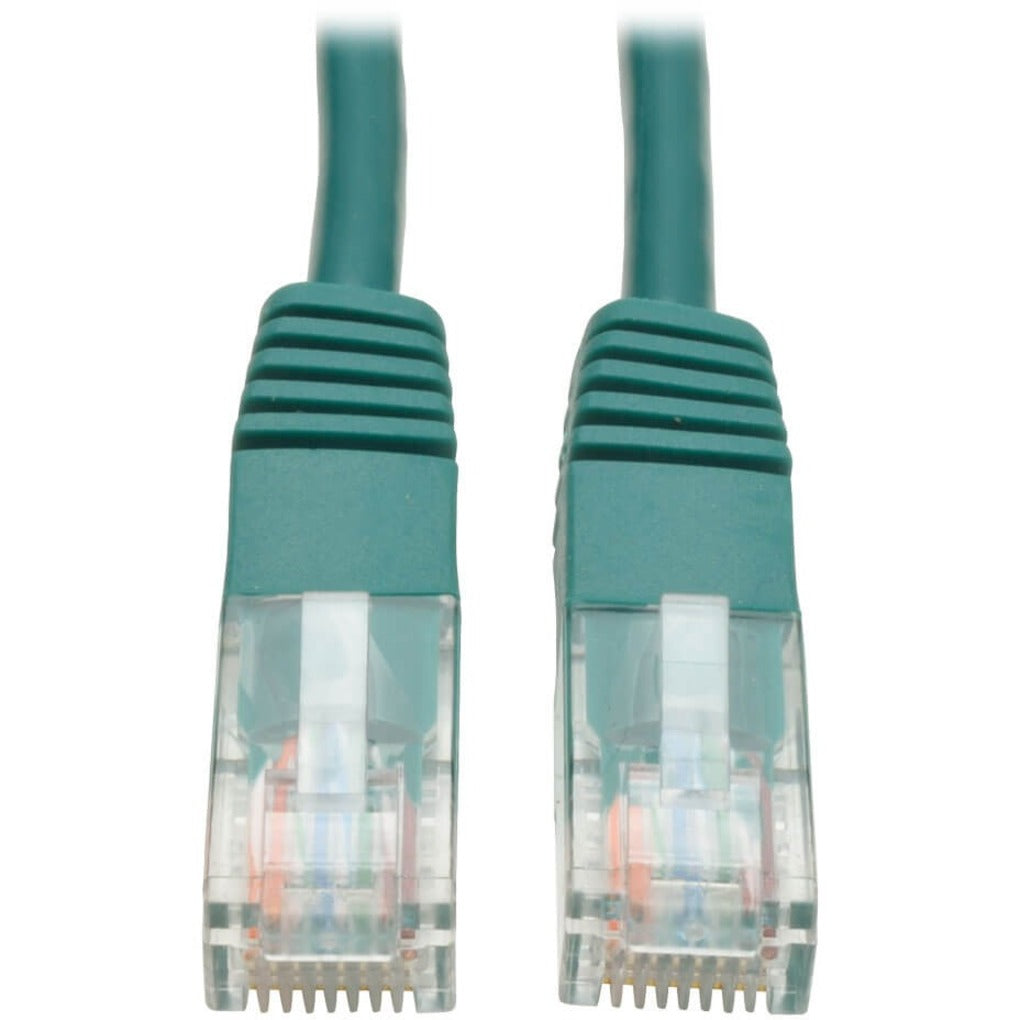 Tripp Lite N002-003-GN Cat5e Patch Cable, 3-ft. Green Molded 350MHz