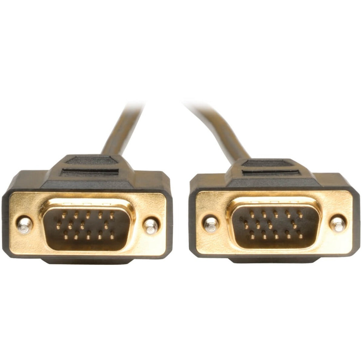 Tripp Lite P512-010 VGA Monitor Replacement Cable, 10-ft. HD15M to HD15M Gold Connectors