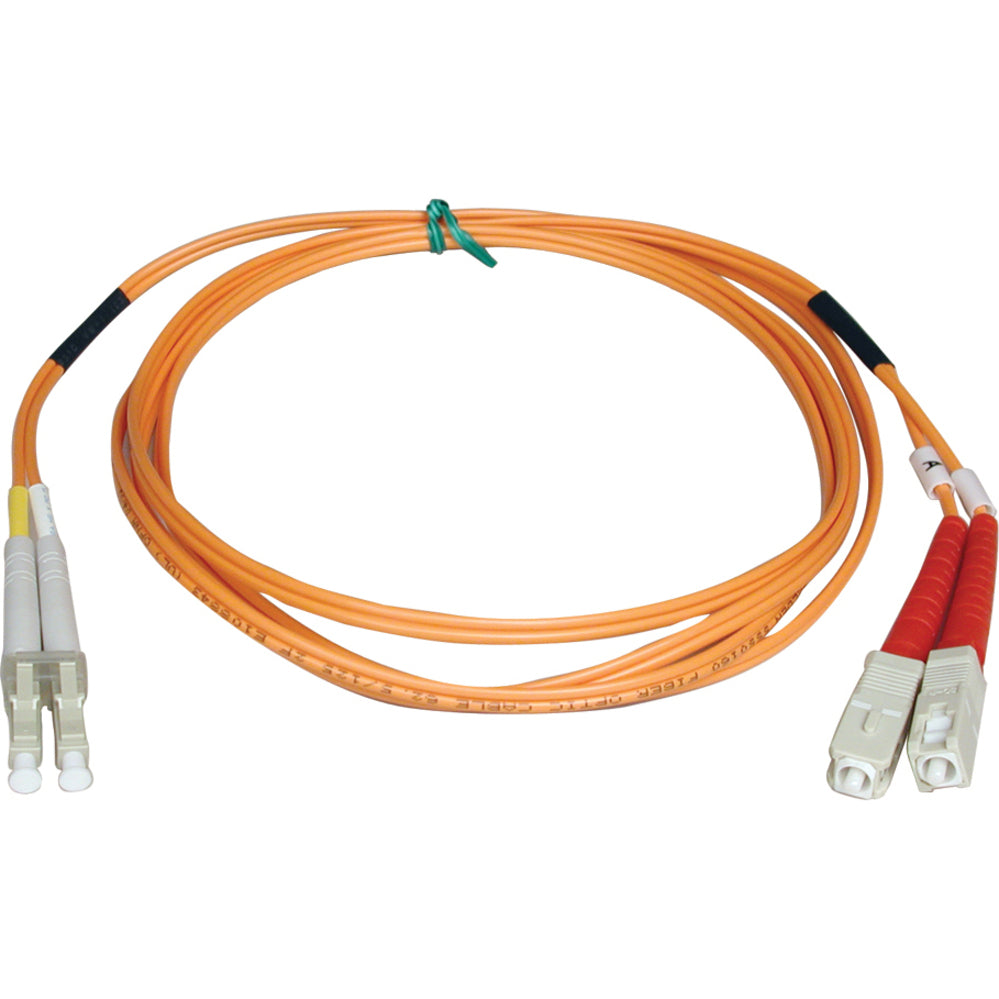 Tripp Lite N516-03M Duplex Fibre Channel Patch Cable, 10 ft, LC/SC 50/125 Fiber, Orange