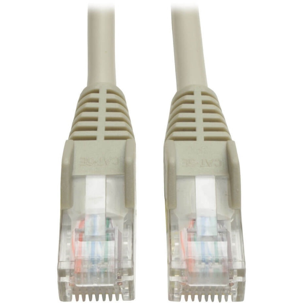 Tripp Lite N001-010-GY Cat5e Patch Cable, 10ft Gray Snagless Ethernet Cable