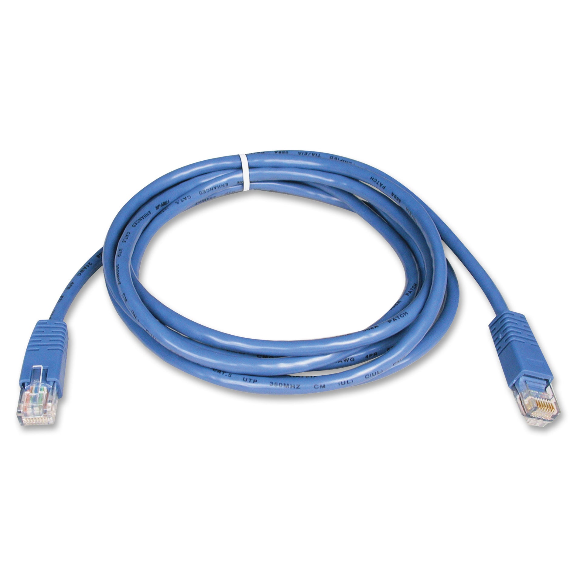 Tripp Lite N002-010-BL Cat5e Molded Patch Cable, 10ft, Blue - Lifetime Warranty