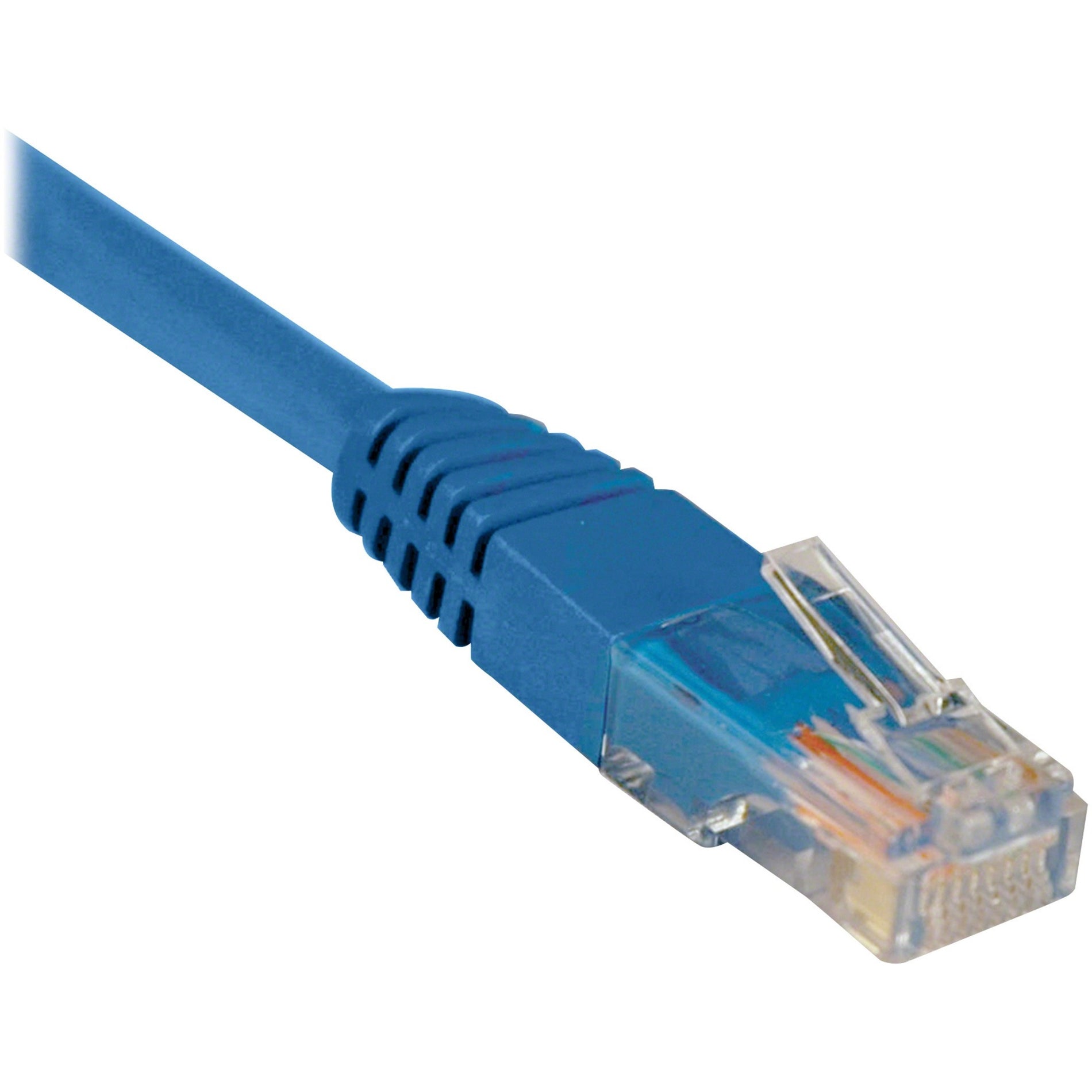 Tripp Lite N002-025-BL Cat5e Molded Patch Cable, 25ft, Blue - High-Speed Ethernet Cable for Home and Office Networking