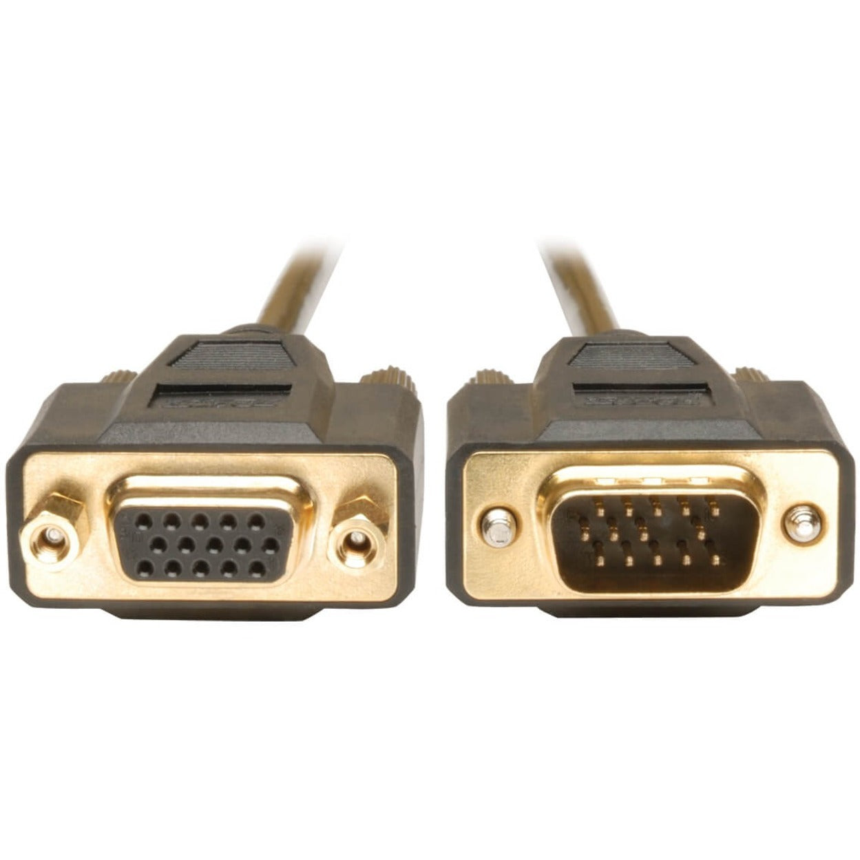 Tripp Lite by Eaton P510-010 VGA Monitor Extension Cable, 10-ft. HD15F to HD15M Gold Connectors
