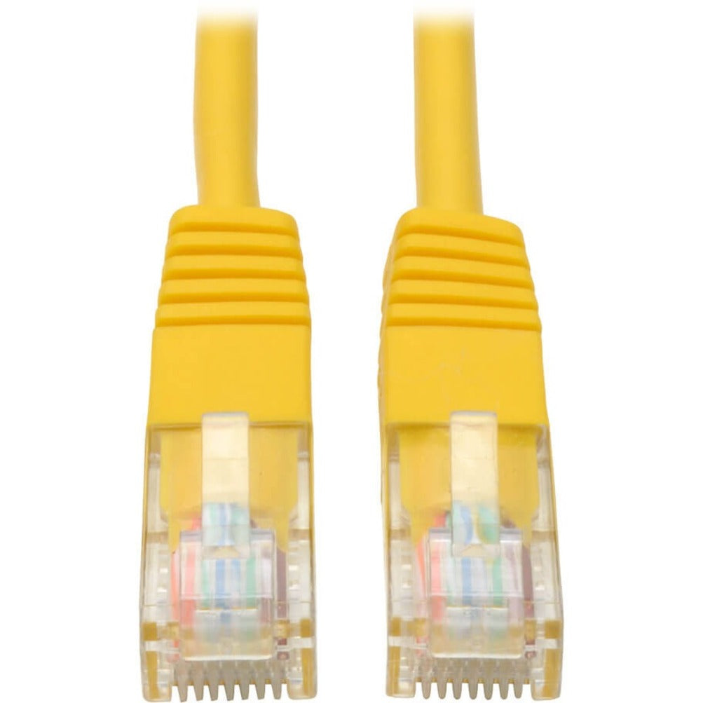 Tripp Lite N002-010-YW Cat5e Patch Cable, 10-ft. Molded 350MHz, Yellow