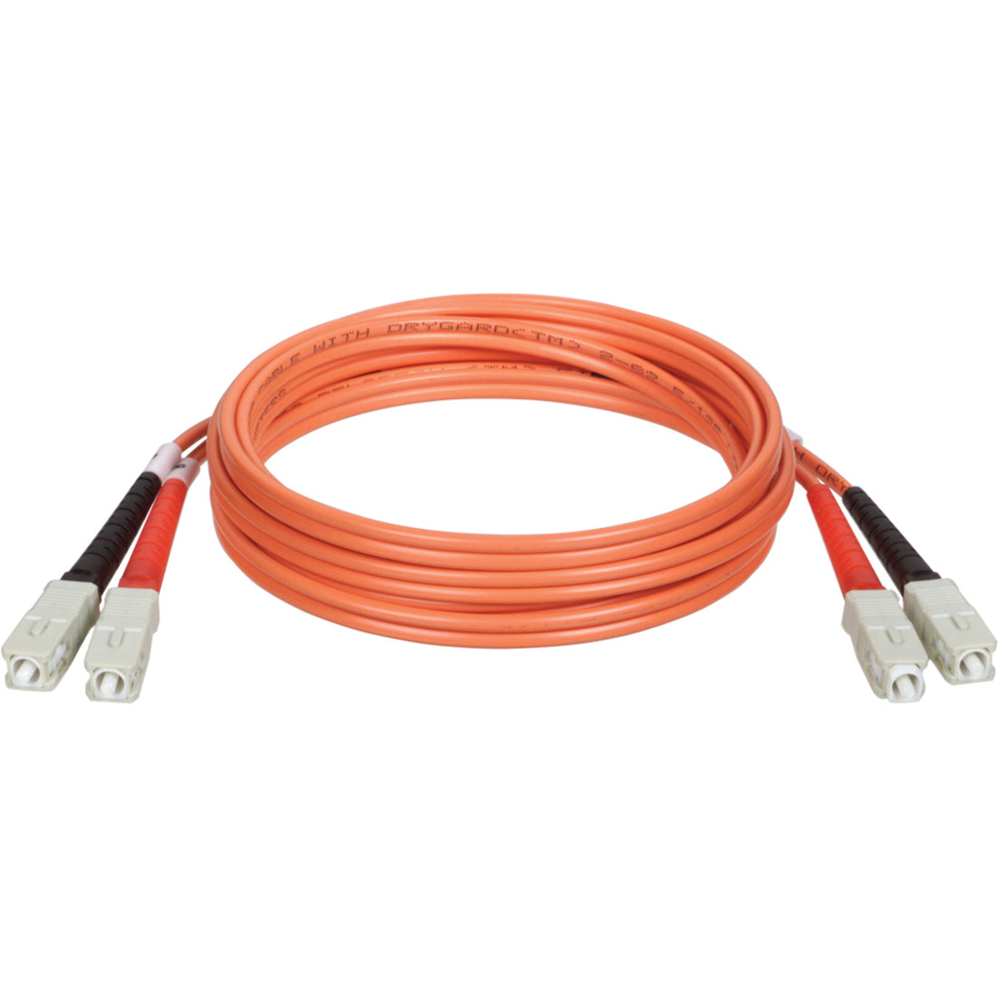 Tripp Lite N306-006 Duplex Fiber Optic Patch Cable, 6 ft, SC/SC 62.5/125 Fiber, Lifetime Warranty