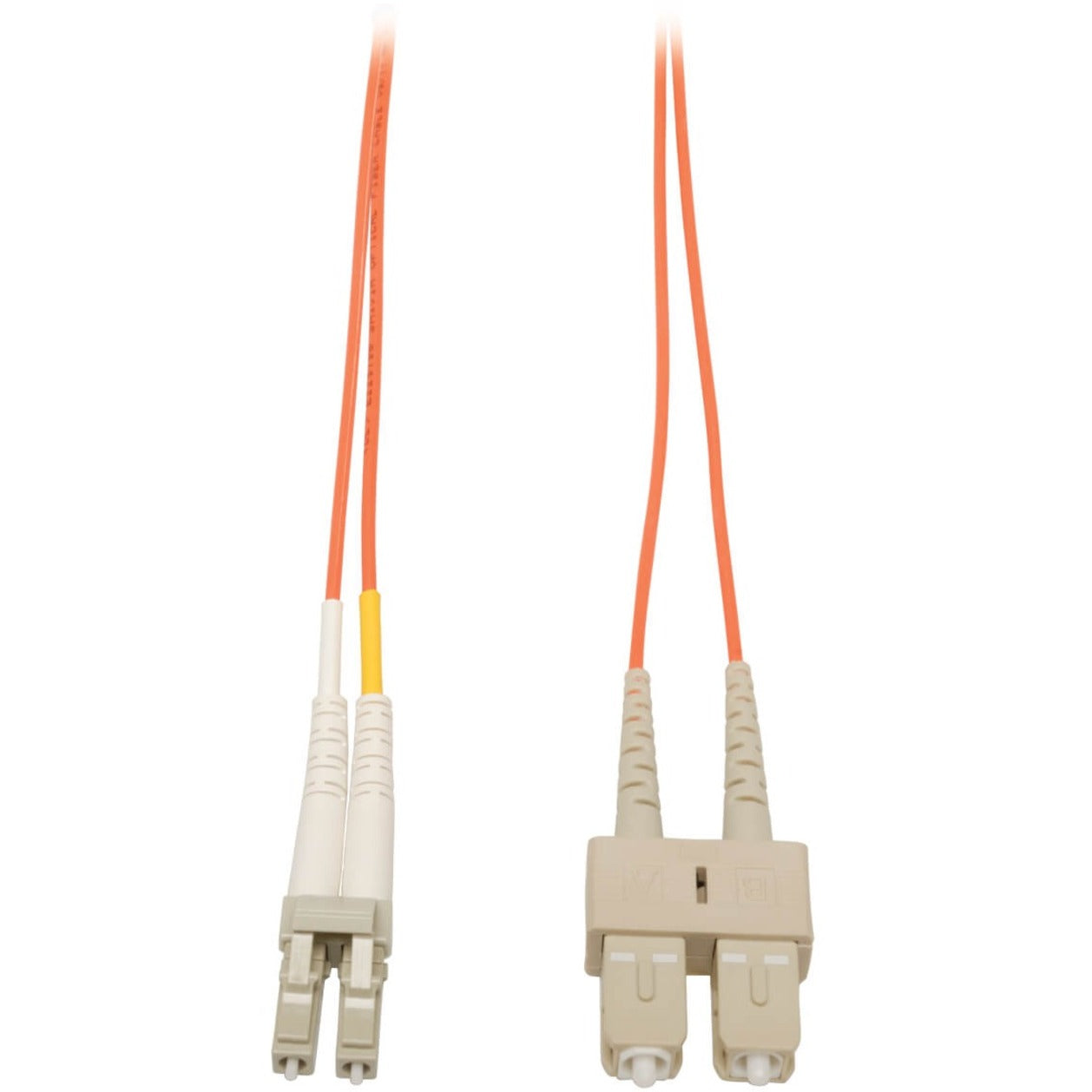 Tripp Lite N316-01M Duplex Fiber Optic Patch Cable, 1 meter, LC/SC 62.5/125 Fiber, Lifetime Warranty