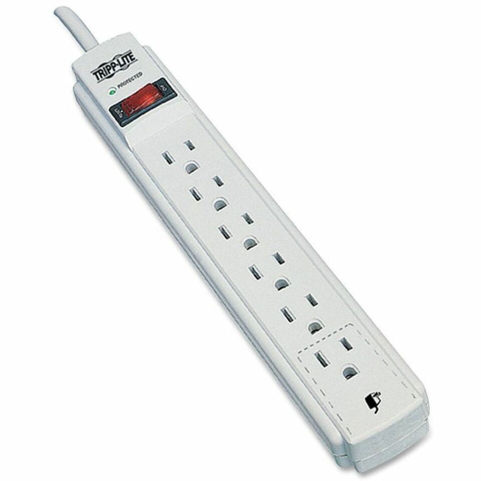 Tripp Lite TLP604 Protect It! 6-Outlet Economy Surge Protector, 790 Joules, 4' Cord