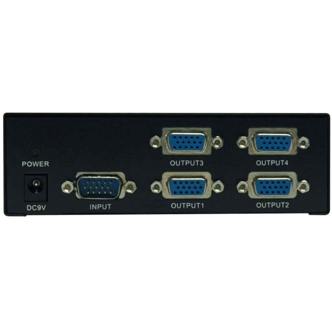 Tripp Lite B114-004-R VGA Splitter, 4-Port Video Splitter, QXGA, 350 MHz, 3-Year Warranty