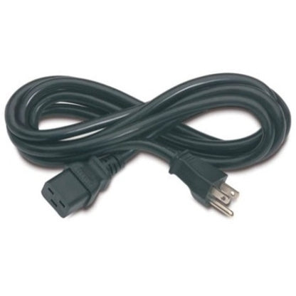 Close-up view of APC AP9872 power cord showing connector detail and cord flexibility-alternate-image2