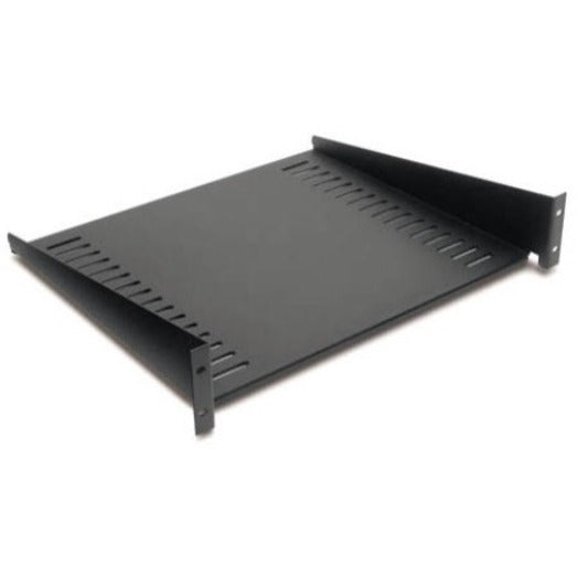APC AR8105BLK Rack Shelf, 2U Cantilever Mount, Ventilated, 50 lb Weight Capacity