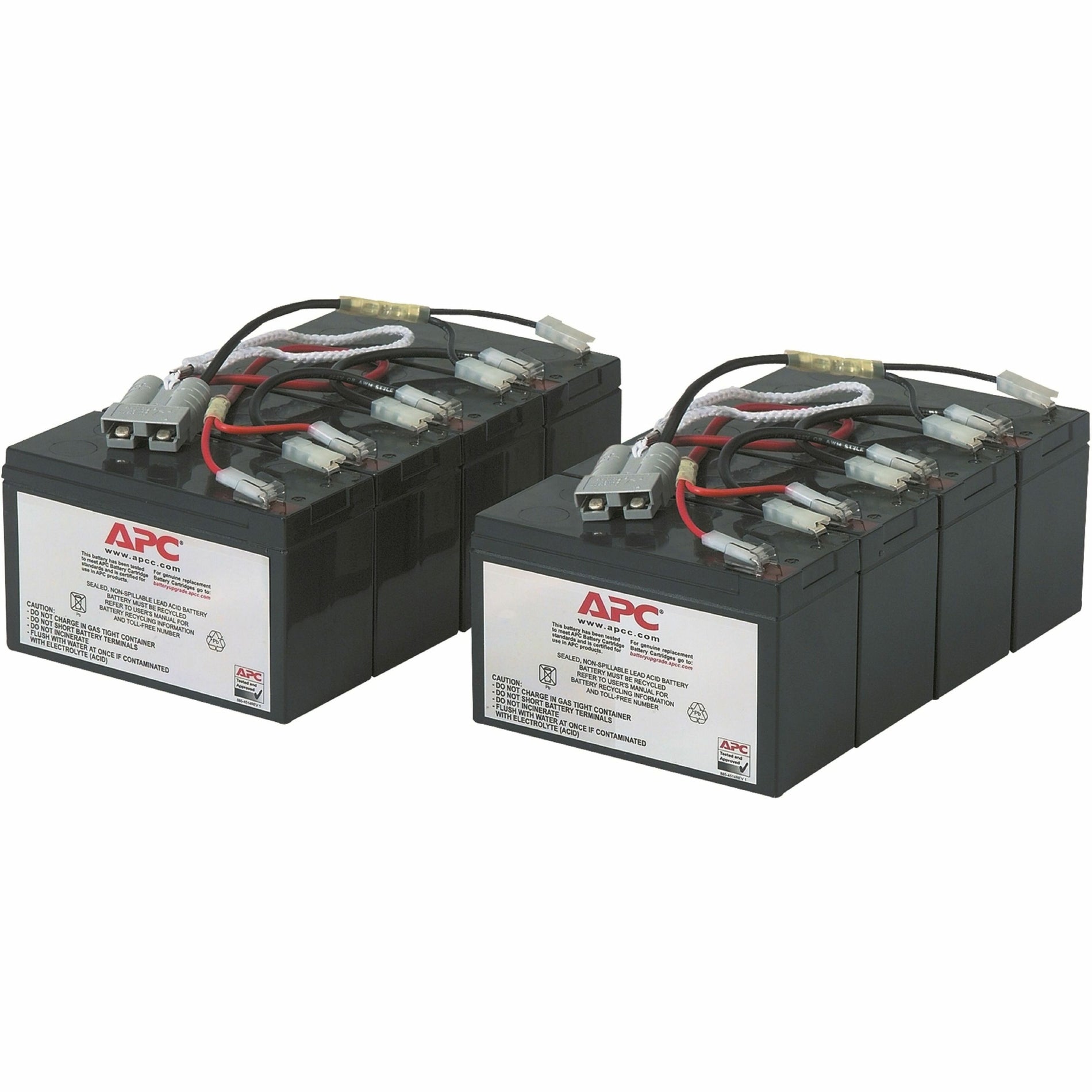 APC RBC12 Replacement Battery Cartridge #12, 2 Year Warranty, Hot Swappable, 12V DC, 7500mAh