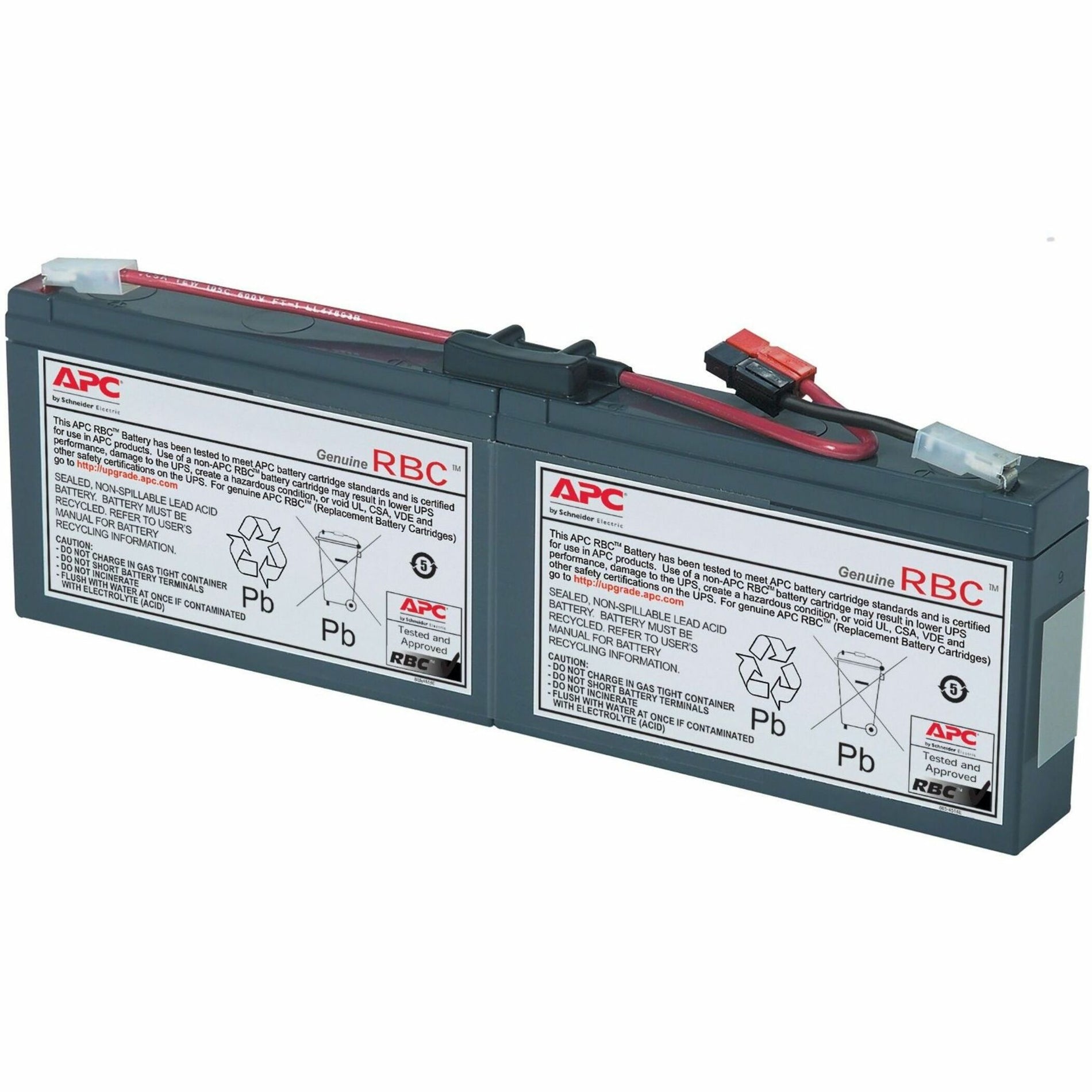 APC RBC18 Replacement Battery Cartridge #18, 2 Year Warranty, 9Ah Capacity