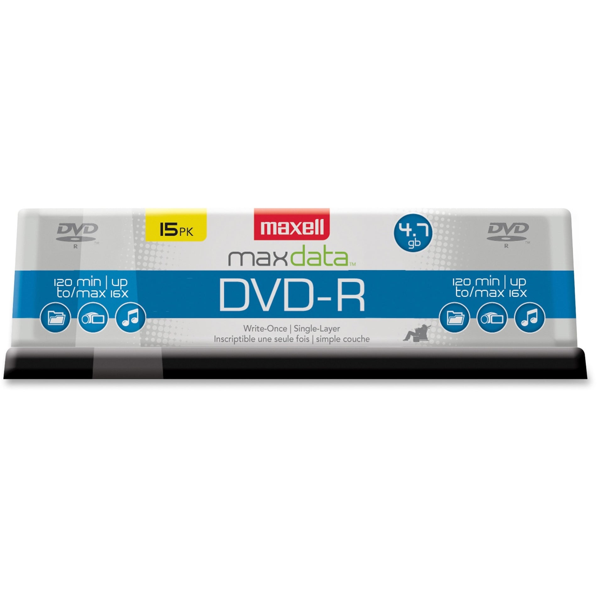 Maxell 16x DVD-R Media - 4.7GB Storage, 16x Write Speed [Discontinued]