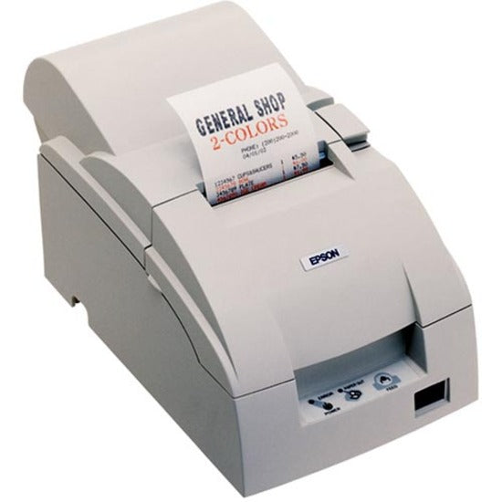 Epson C31C514A8711 TM-U220B POS Receipt Printer, 9-pin, Monochrome, 6 lps