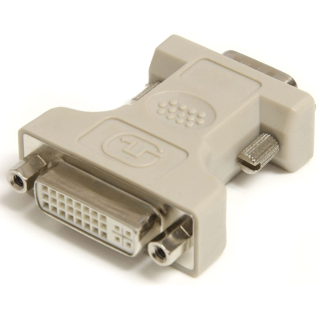 StarTech.com DVIVGAFM DVI to VGA Cable Adapter - Beige, Screw Lock, Molded