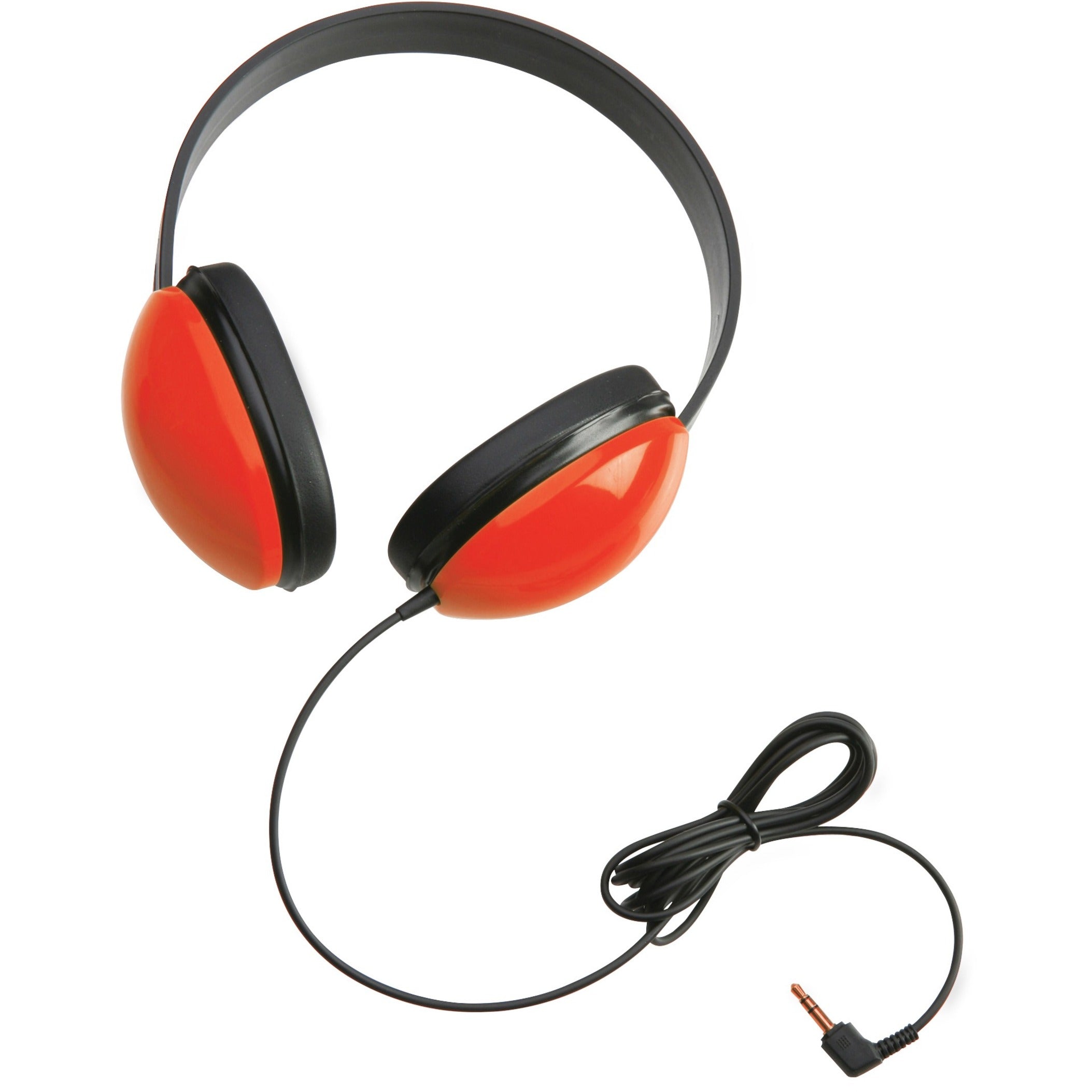 Califone 2800-RD Listening First Stereo Headphone, Over-the-head, Noise Reduction, Adjustable Headband