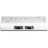 TRENDnet 4-Port USB KVM Switch Kit, VGA And USB Connections, 2048 x 1536 Resolution, Cabling Included, Control Up To 4 Computers, Compliant With Window, Linux, and Mac OS, White, TK-407K (TK-407K) Rear image