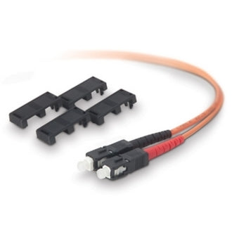 Belkin A2F20277-05M Fiber Optic Duplex Patch Cable, 16.40 ft, SC Network - Male, Orange