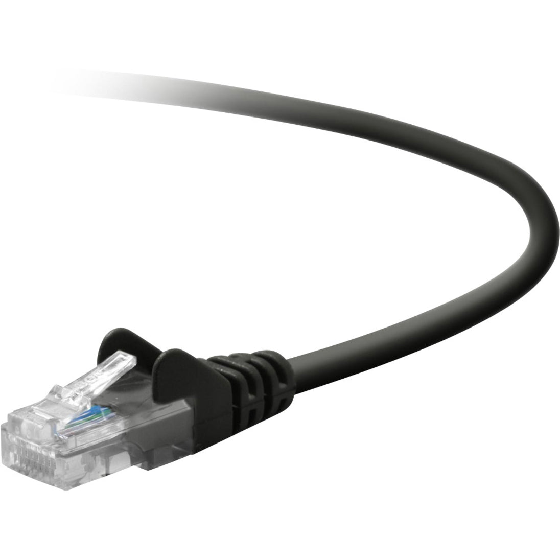 Belkin A3L791B50BLKS Cat. 5E Patch Cable, 50 ft, Snagless, Copper Conductor, Black