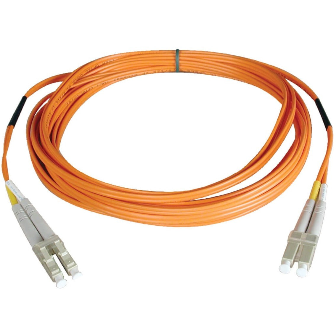 Tripp Lite N320-02M Fiber Optic Duplex Patch Cable (Riser), 6.60 ft, LC/LC 62.5/125 Micron Fiber, Orange