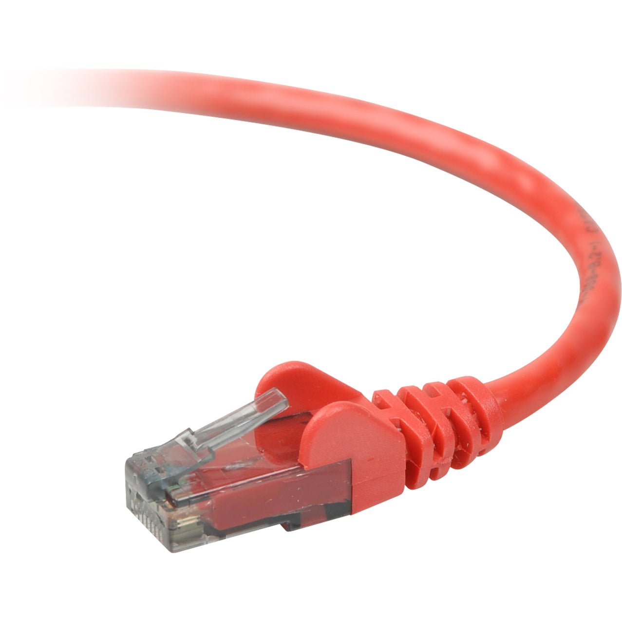 Belkin A3L980B25-RED-S Cat. 6 UTP Patch Cable, 25 ft, Molded, Snagless, Red