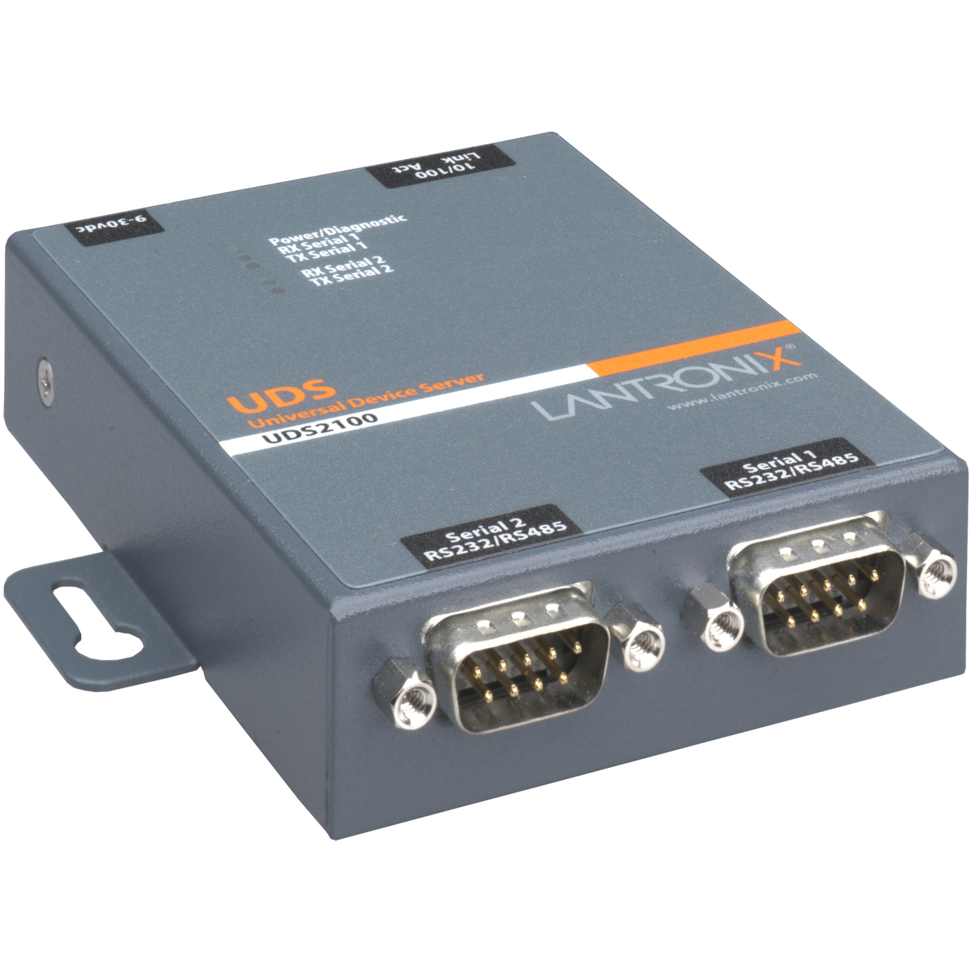 Lantronix UD2100001-01 UDS2100 2-Port Device Server, Supporting RS232, RS422 and RS485