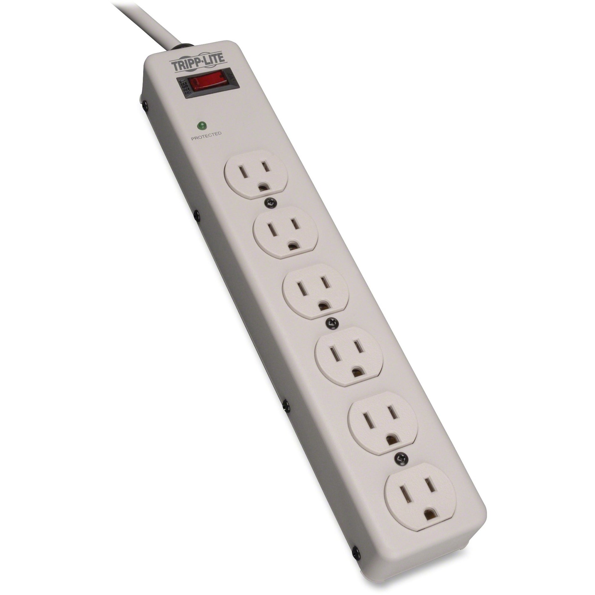 Tripp Lite TLM606HJ Protect It! 6-Outlet Surge Suppressor, 1340 Joules, 6ft Cord