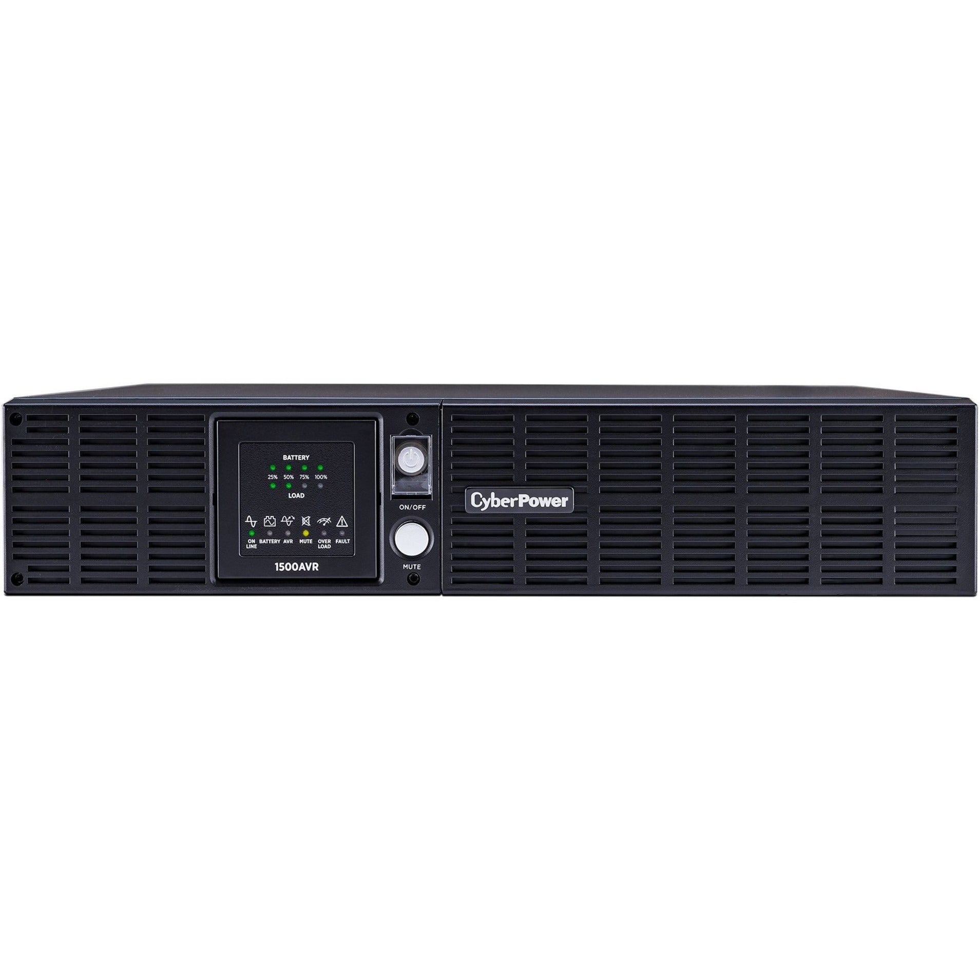 CyberPower CPS1500AVR Smart App LCD UPS Systems, 1500VA Rack/Tower, 3-Year Warranty, Power Management Software