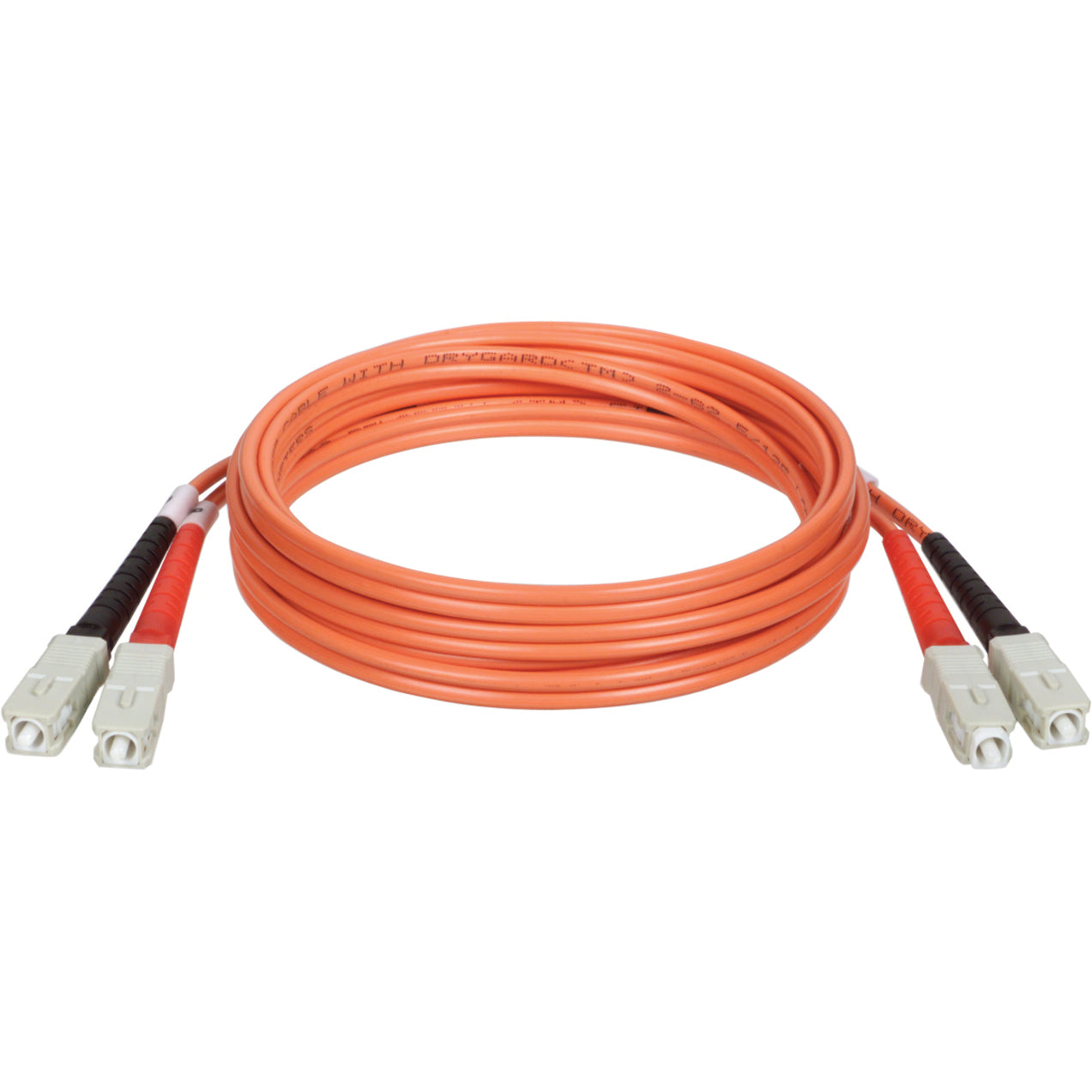 Tripp Lite N306-25M Fiber Optic Duplex Patch Cable, 82 ft, SC/SC 62.5/125, Orange
