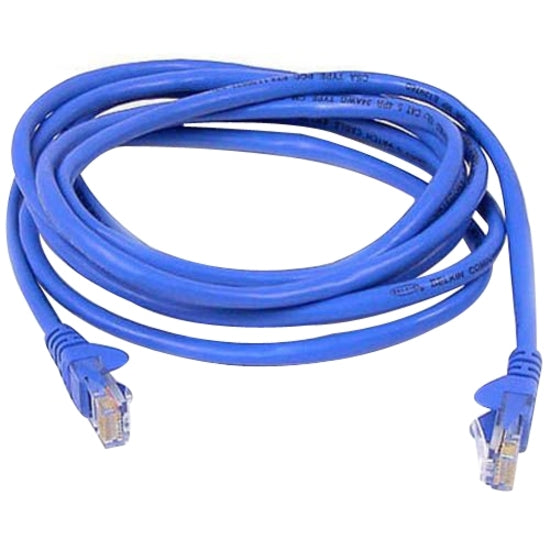 Belkin A3L791B14-BLU-S Cat. 5e Patch Cable, 14 ft, Molded, Snagless, Copper, Blue