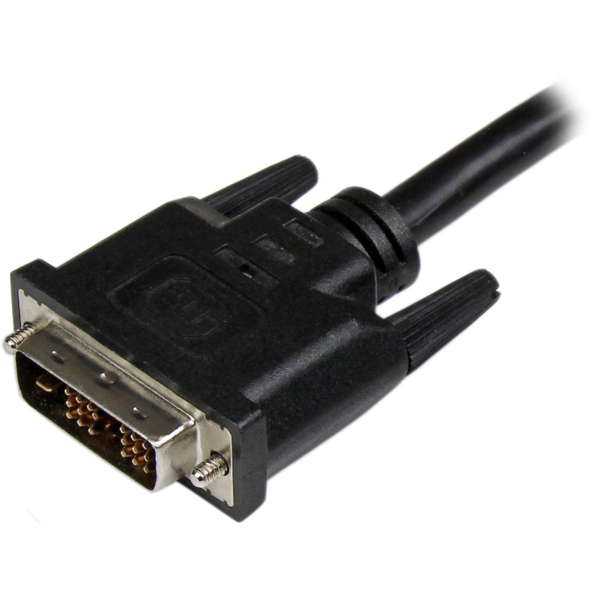 StarTech.com DVIMM18IN 18in DVI-D Single Link Cable - M/M, Copper Conductor, 5 Gbit/s Data Transfer Rate, 1920 x 1200 Supported Resolution