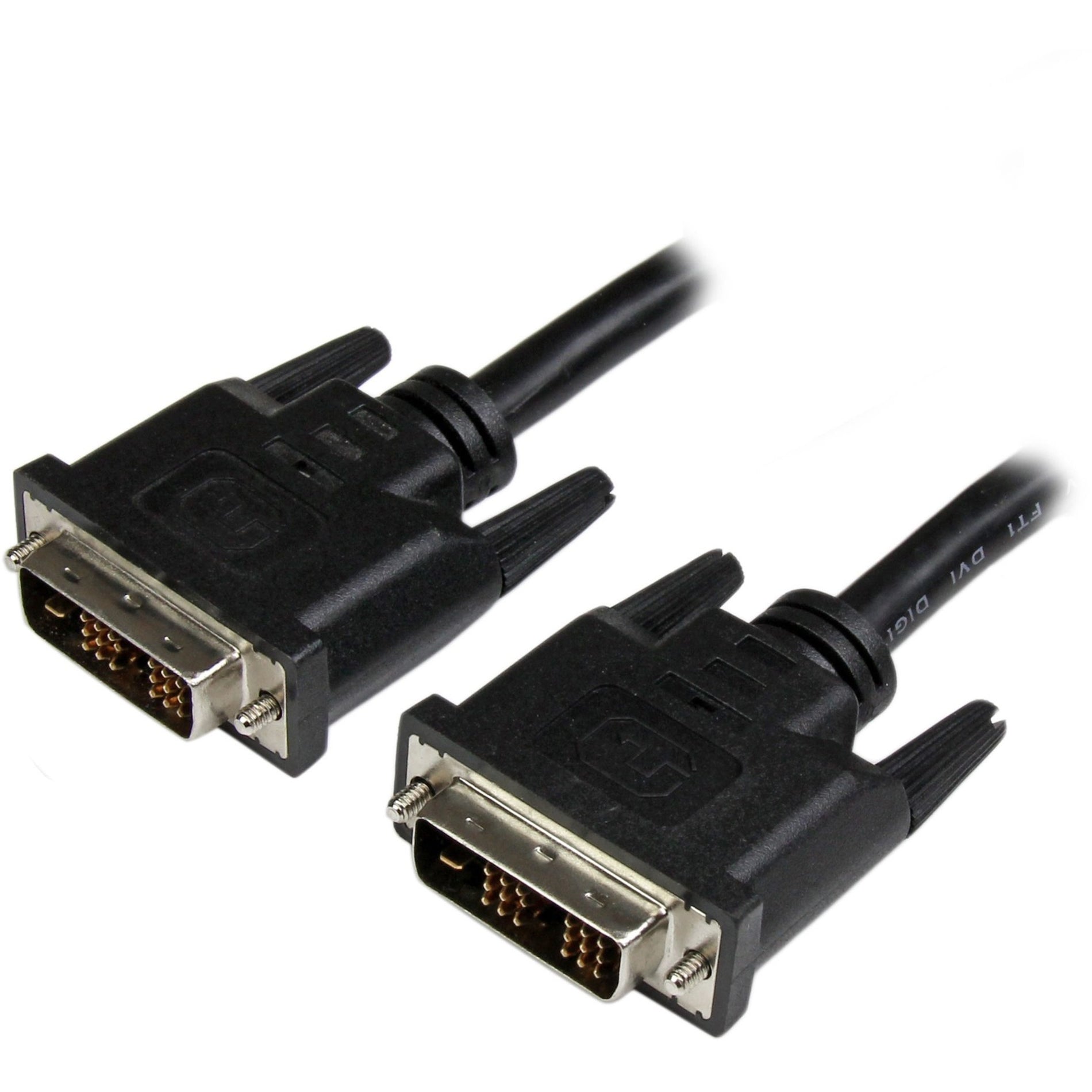 StarTech.com DVIMM18IN 18in DVI-D Single Link Cable - M/M, Copper Conductor, 5 Gbit/s Data Transfer Rate, 1920 x 1200 Supported Resolution