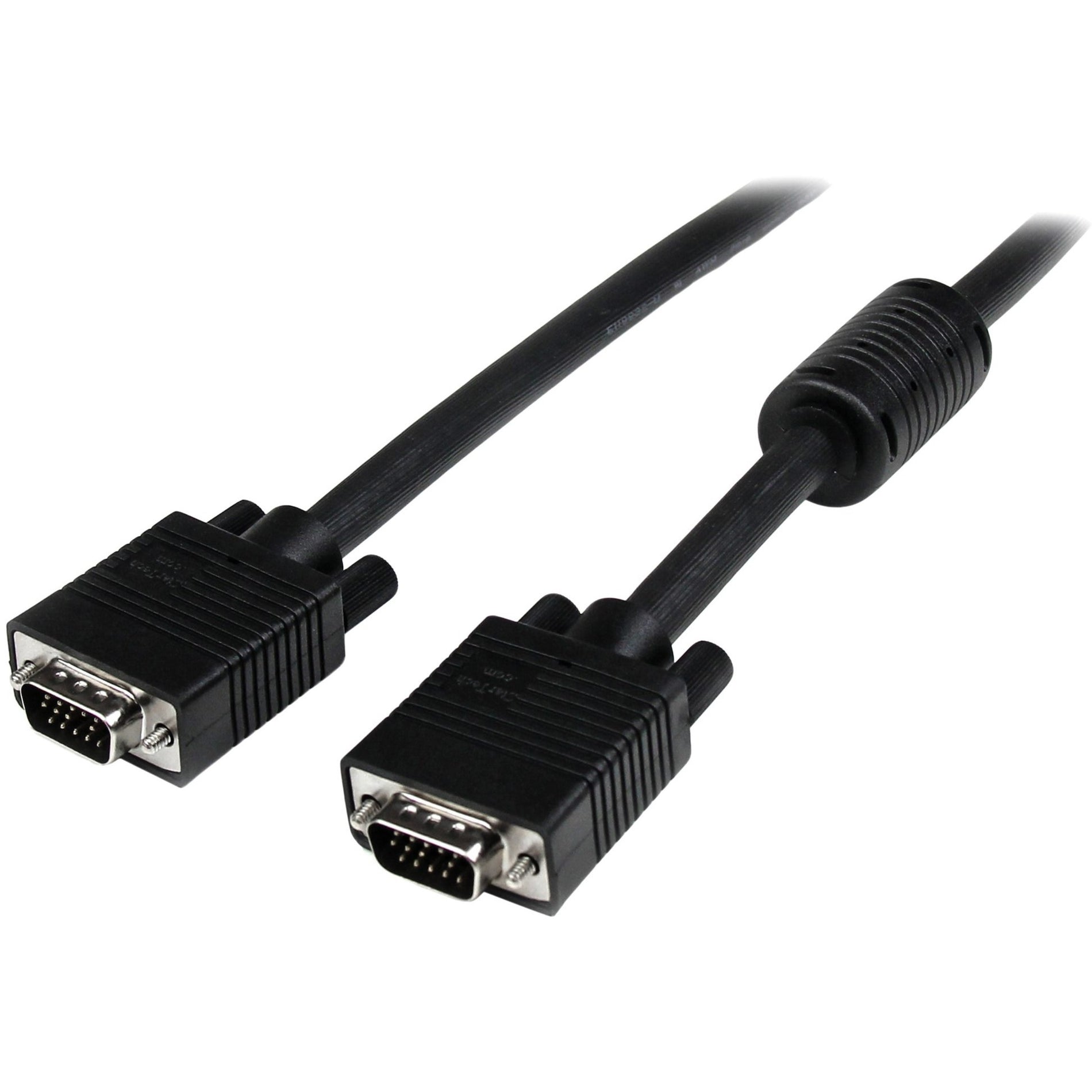 StarTech.com MXTMMHQ18IN Coax High-Resolution VGA Monitor Cable, Ideal for High Resolution Monitors (1024x768 and Above), 18in
