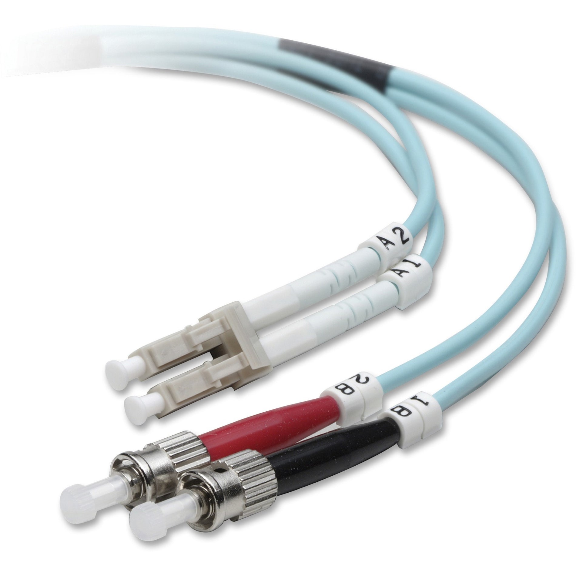 Belkin F2F402L0-10M-G 10GB Aqua Fiber Optic Cable, 10M, AA