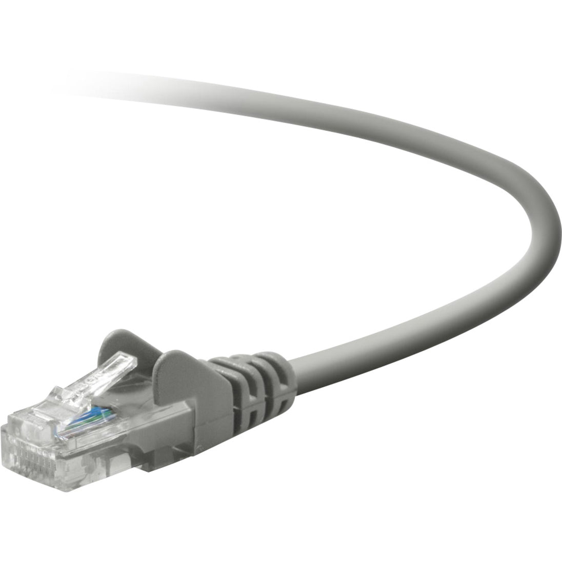 Belkin A3L791B25-S Cat. 5E UTP Patch Cable, 25 ft, Molded, Snagless, Gray