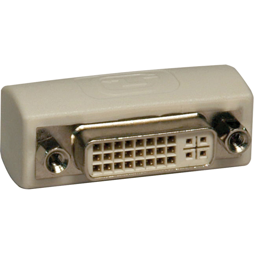 Tripp Lite P162-000 DVI-I/F to DVI-I/F Compact Gender Changer, Low Profile, Ivory