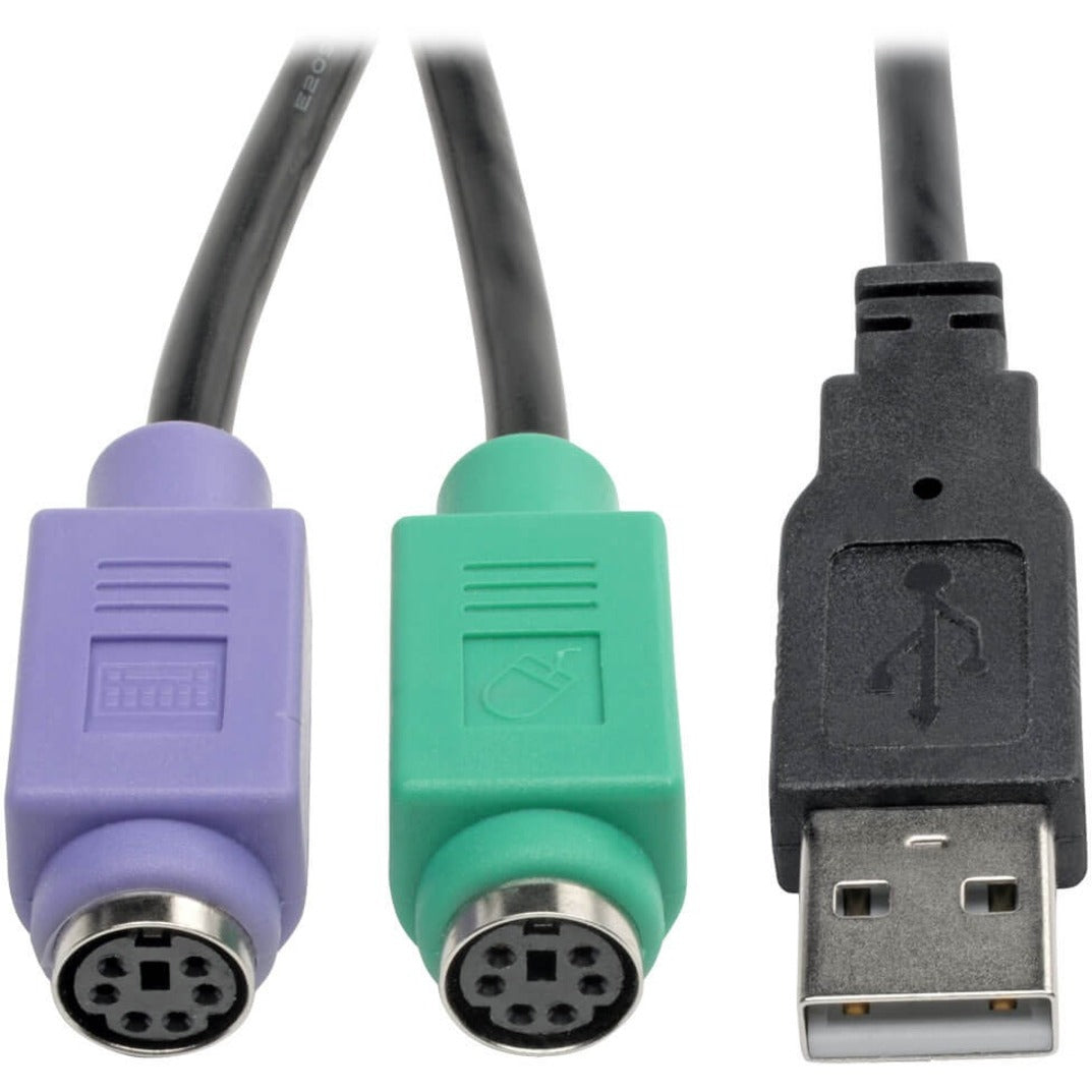 Tripp Lite U219-000-R USB to PS/2 Adapter for Notebook/Laptop, Plug-and-Play Compatibility