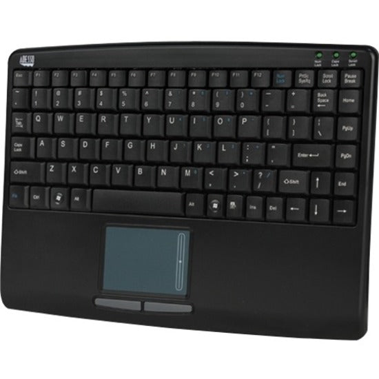 Adesso AKB-410UB SlimTouch Mini Keyboard with Built-in Touchpad