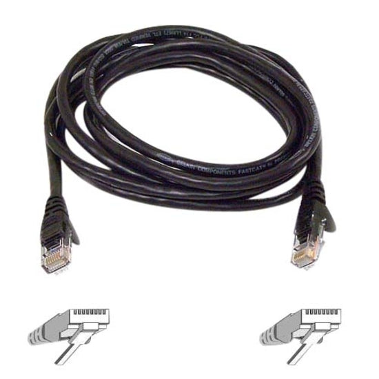 Belkin A3L980-07-ORG-S 900 Series Cat. 6 Patch Cable, 7 ft, Molded, Snagless, Copper