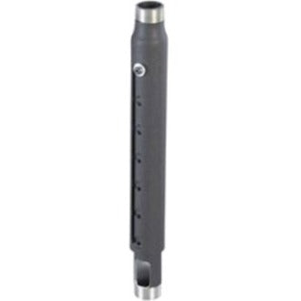Chief CMS012018 12-18" Adjustable Extension Column - For Projector, Black