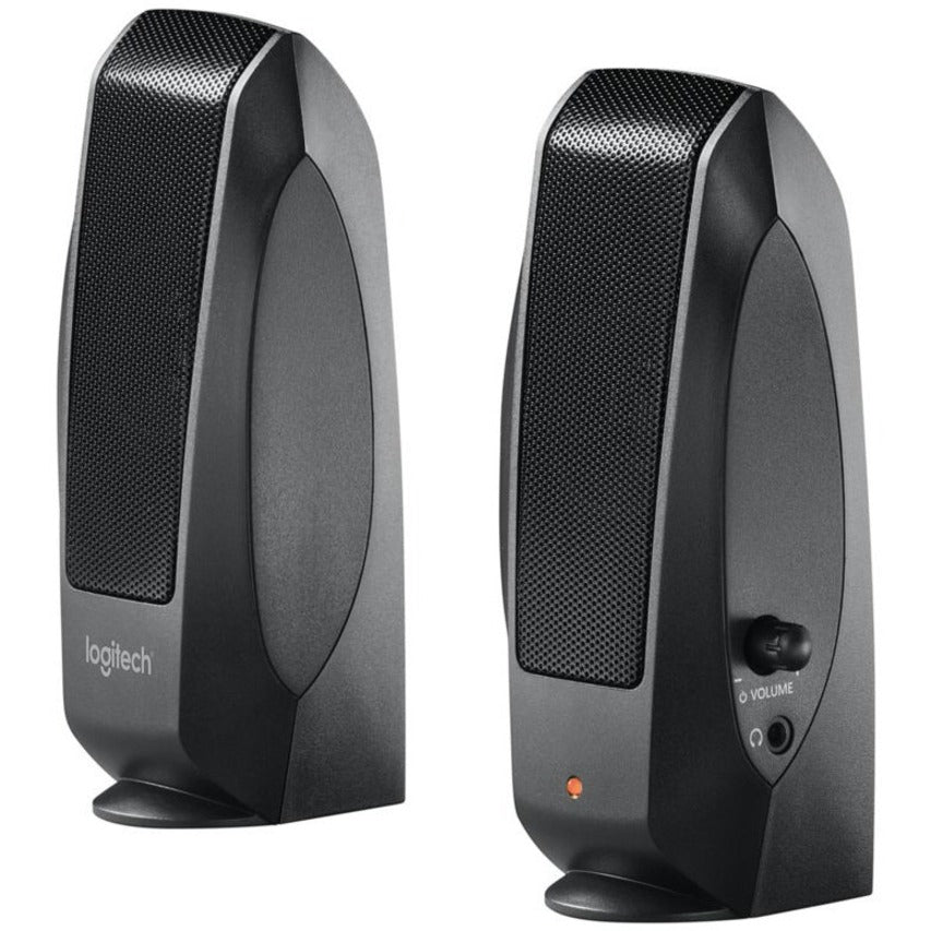 Logitech 980-000012 S-120 Speaker System, 2.30 W RMS, Black