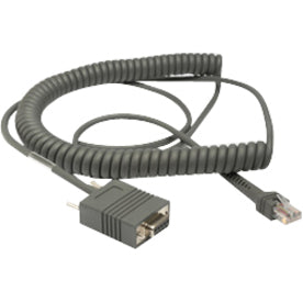 Zebra Coiled Cable - DB-9 Female Serial - 12ft (CBA-R03-C12PAR)