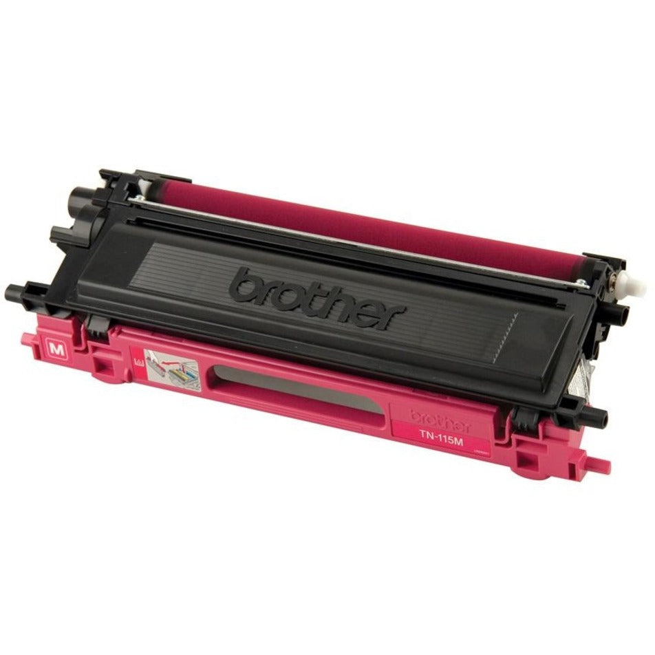 Brother TN115M High-yield Toner Cartridge, Magenta, 4000 Page Yield