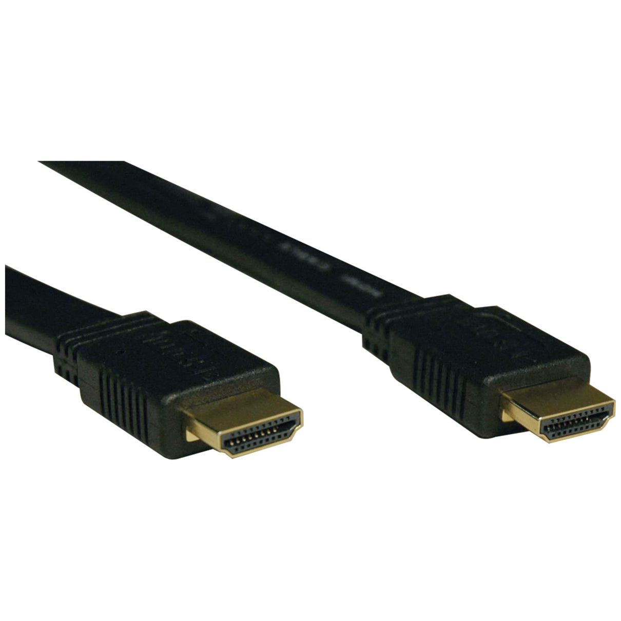 Tripp Lite P568-010-FL Flat HDMI to HDMI Gold Digital Video Cable, 10ft Flat Design, 18 Gbit/s Data Transfer Rate