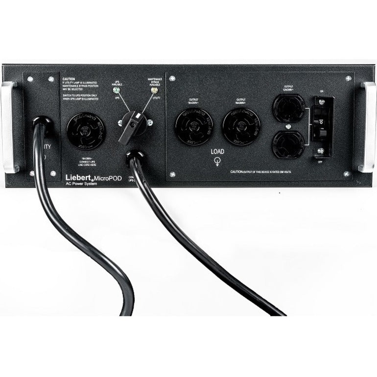 Liebert MP2-220N MicroPOD Bypass Switch, 208V/20A, Rack-mountable